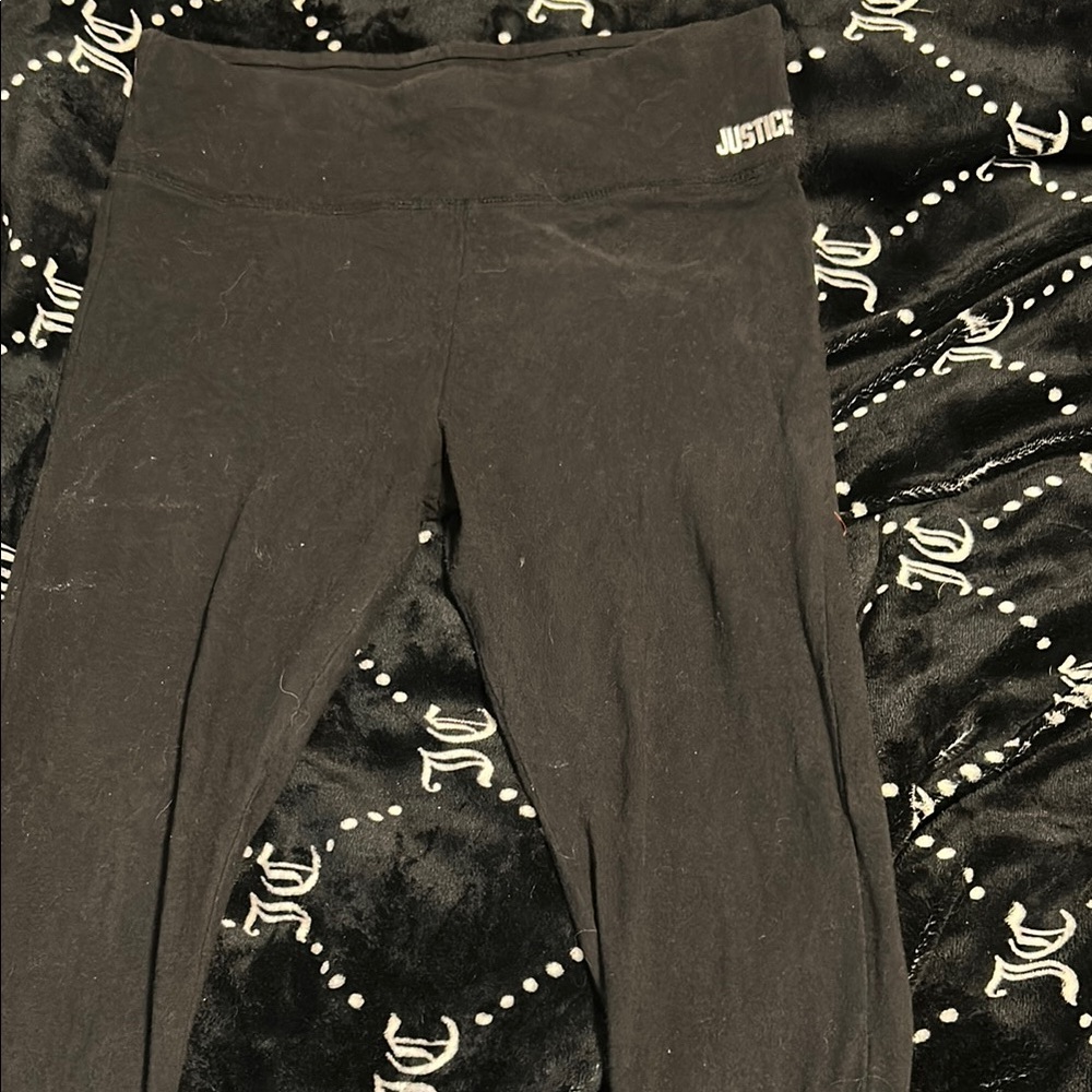 Justice Kids Black Leggings